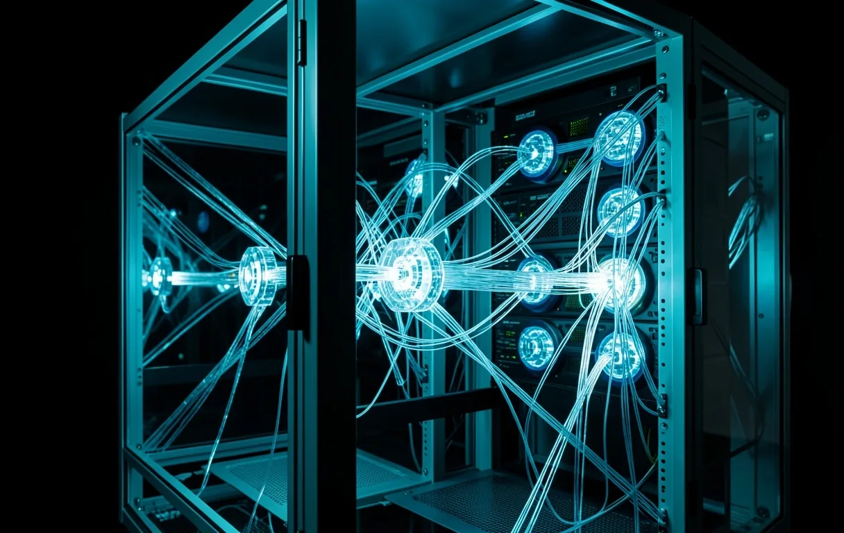 Optical data node infrastructure